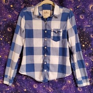 Hollister | Button Down Plaid Shirt